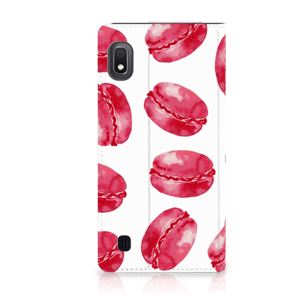 Samsung Galaxy A10 Flip Style Cover Pink Macarons