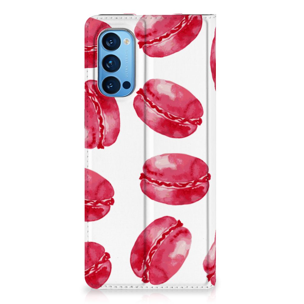 OPPO Reno4 Pro 5G Flip Style Cover Pink Macarons