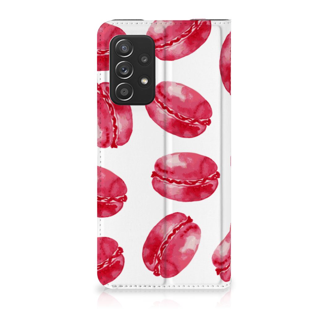 Samsung Galaxy A52 Flip Style Cover Pink Macarons