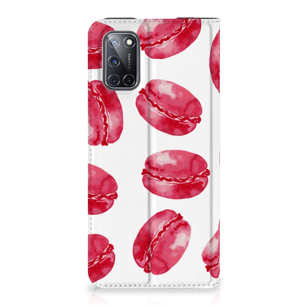 OPPO A52 | A72 Flip Style Cover Pink Macarons