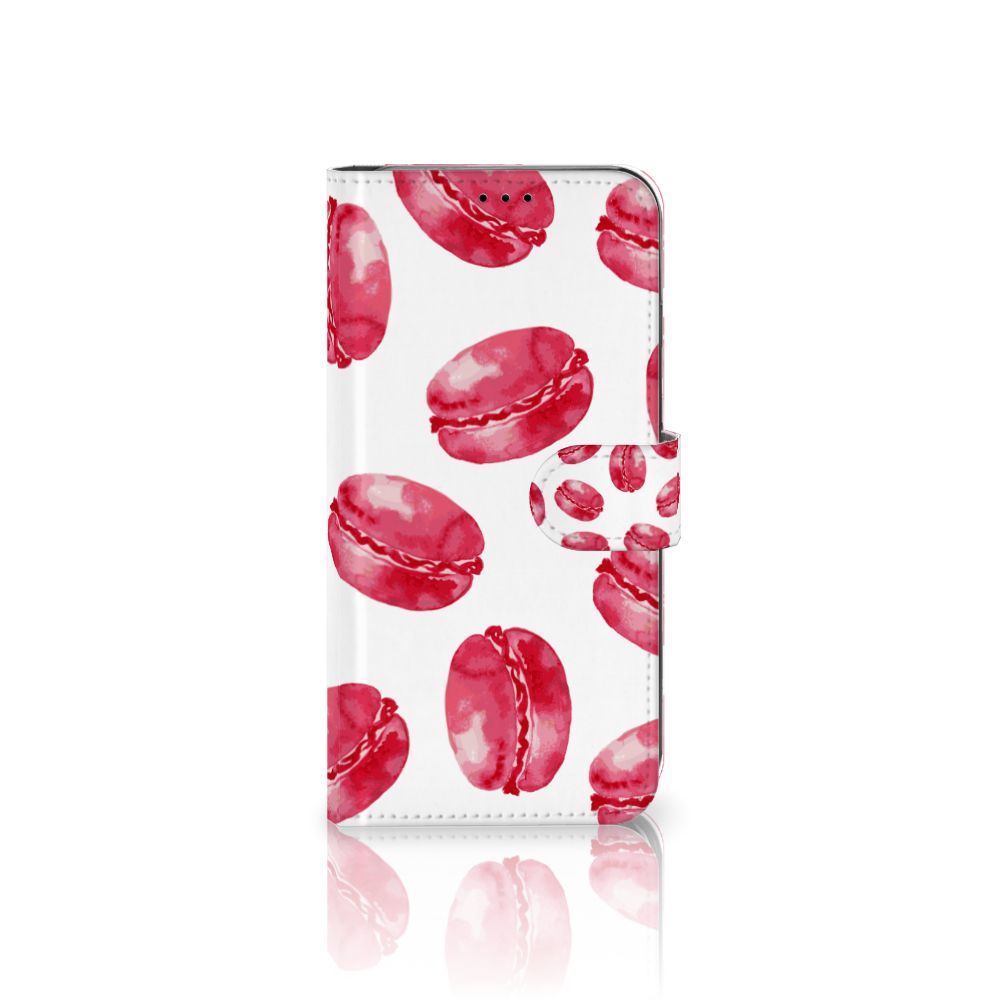 Apple iPhone Xs Max Book Cover Pink Macarons