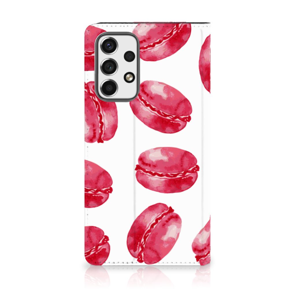 Samsung Galaxy A53 Flip Style Cover Pink Macarons