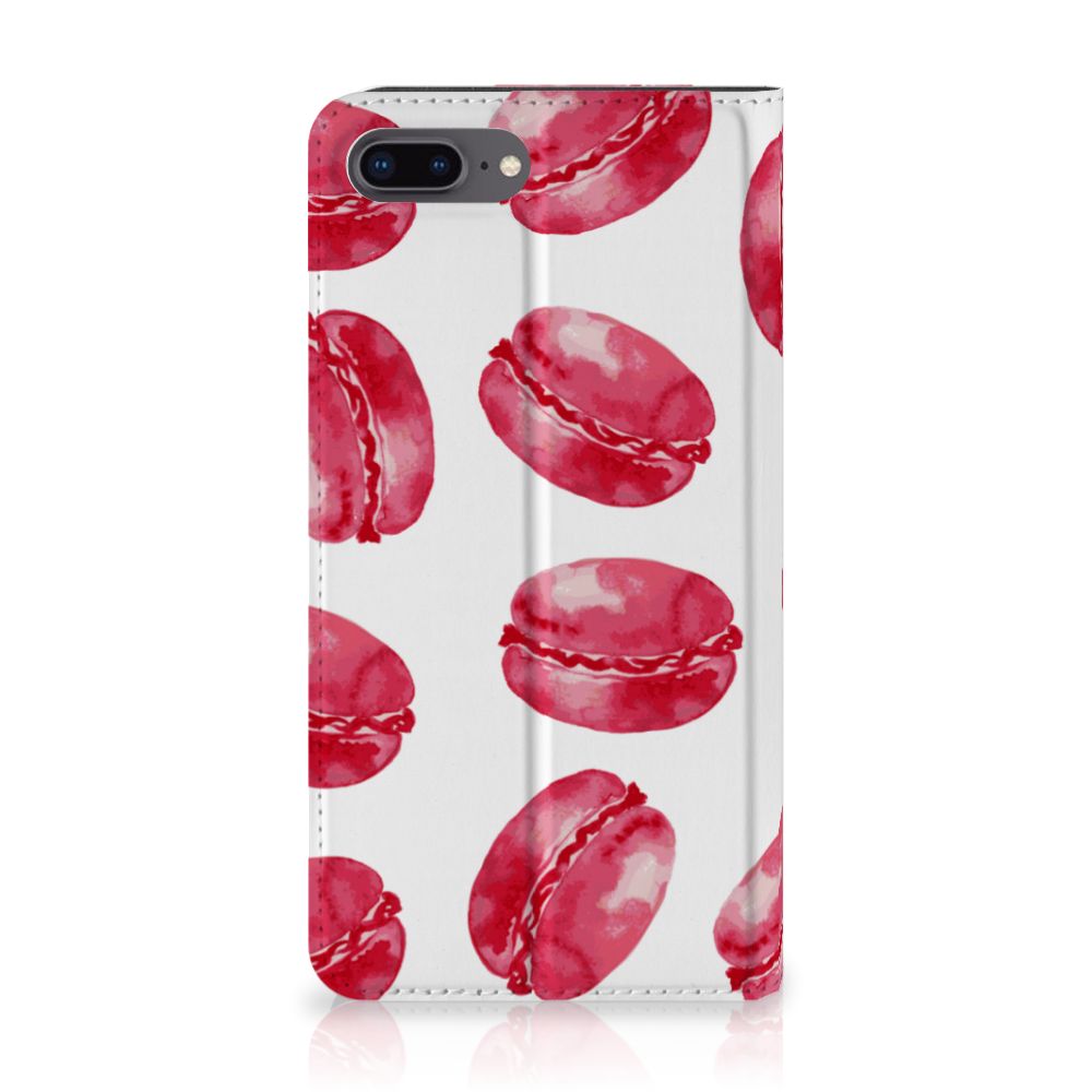 Apple iPhone 7 Plus | 8 Plus Flip Style Cover Pink Macarons