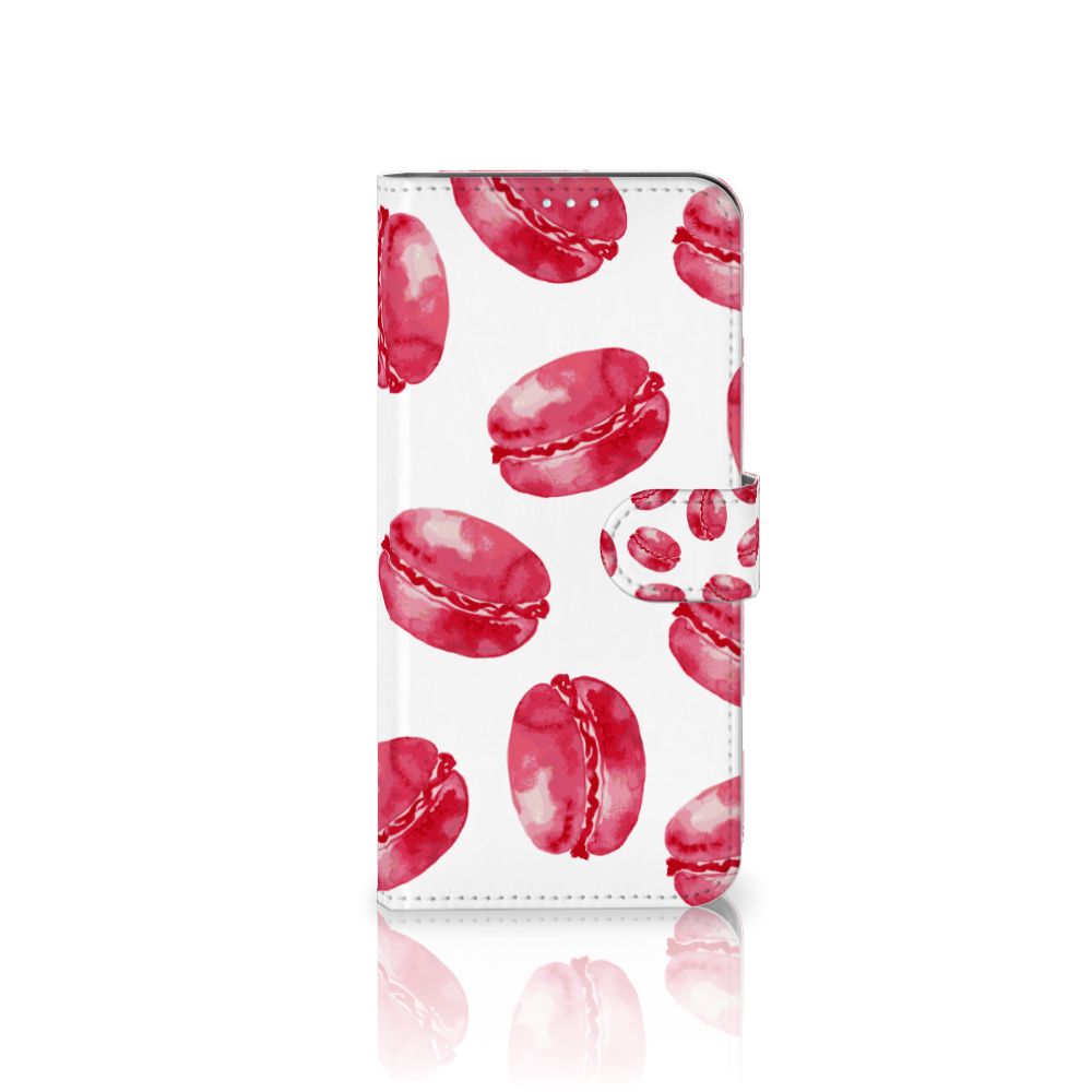 OnePlus 9 Book Cover Pink Macarons