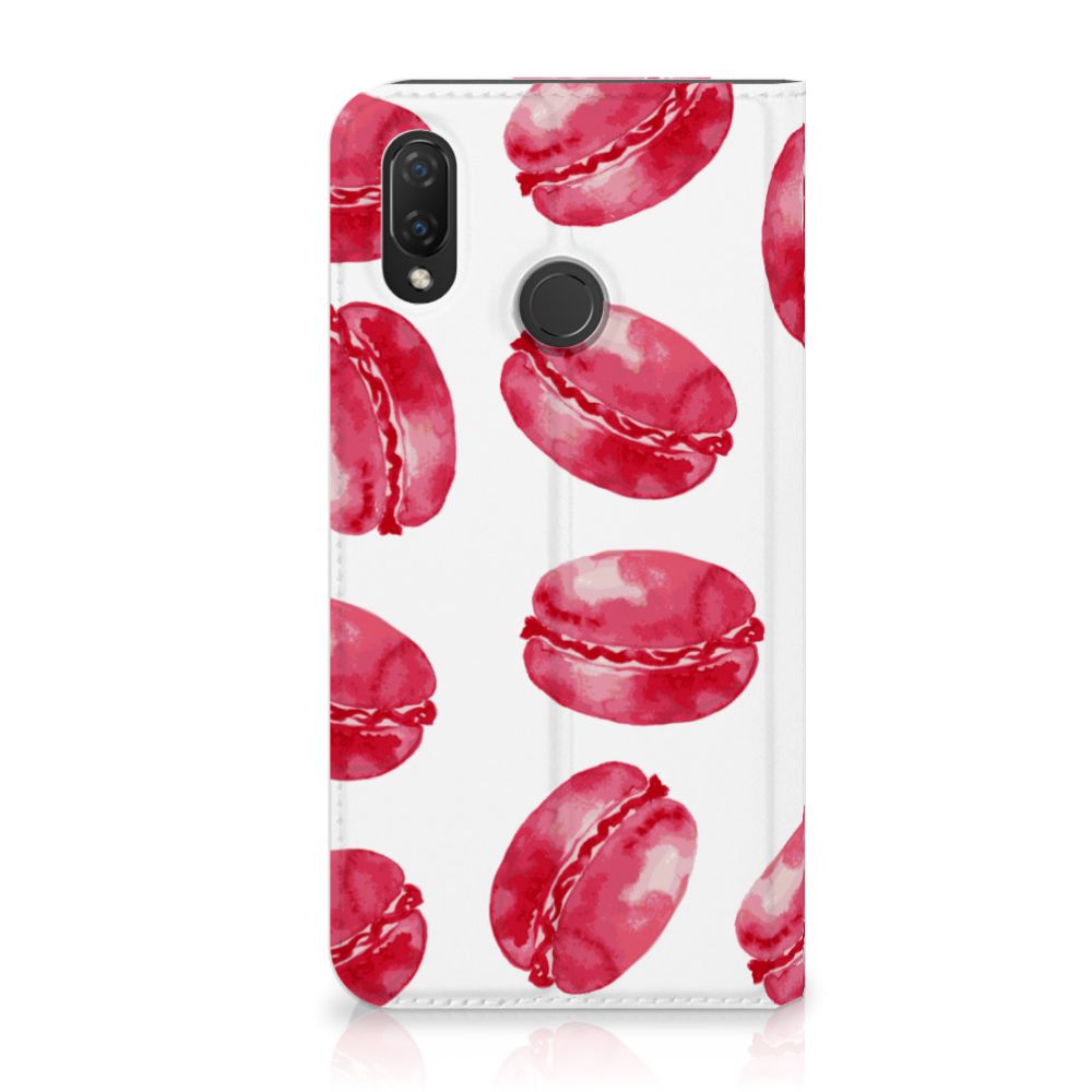 Huawei P Smart Plus Flip Style Cover Pink Macarons