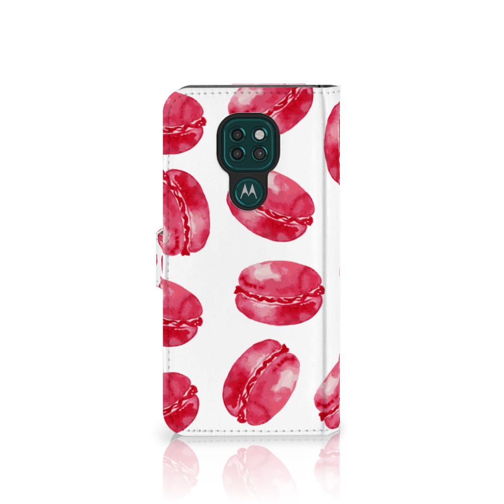Motorola Moto G9 Play | E7 Plus Book Cover Pink Macarons