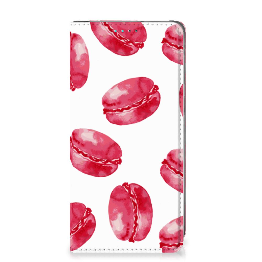 Samsung Galaxy A40 Flip Style Cover Pink Macarons
