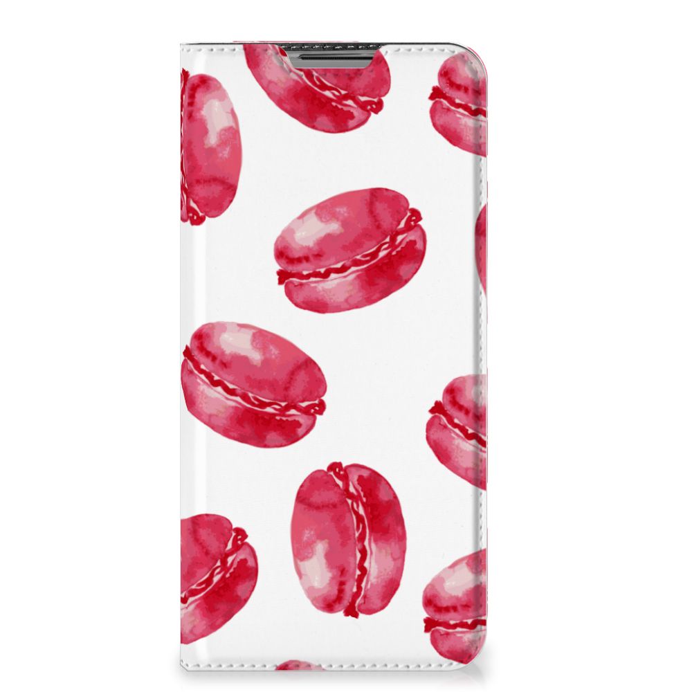 OPPO A73 5G Flip Style Cover Pink Macarons