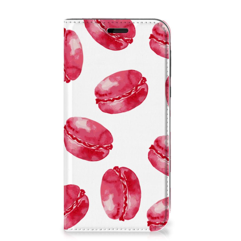 Motorola Moto G7 Play Flip Style Cover Pink Macarons