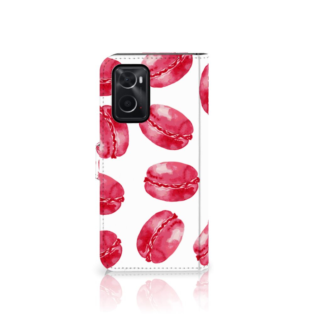 OPPO A76 | A96 Book Cover Pink Macarons