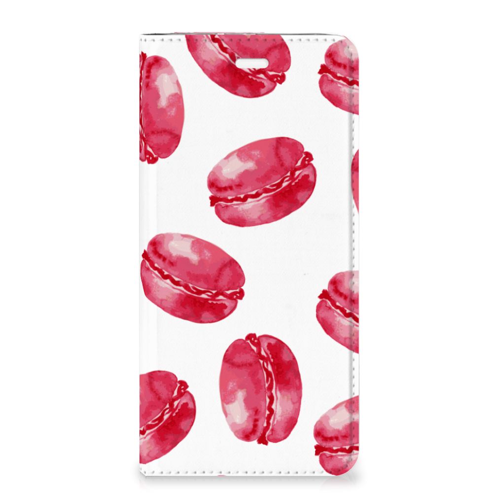 Huawei P10 Plus Flip Style Cover Pink Macarons