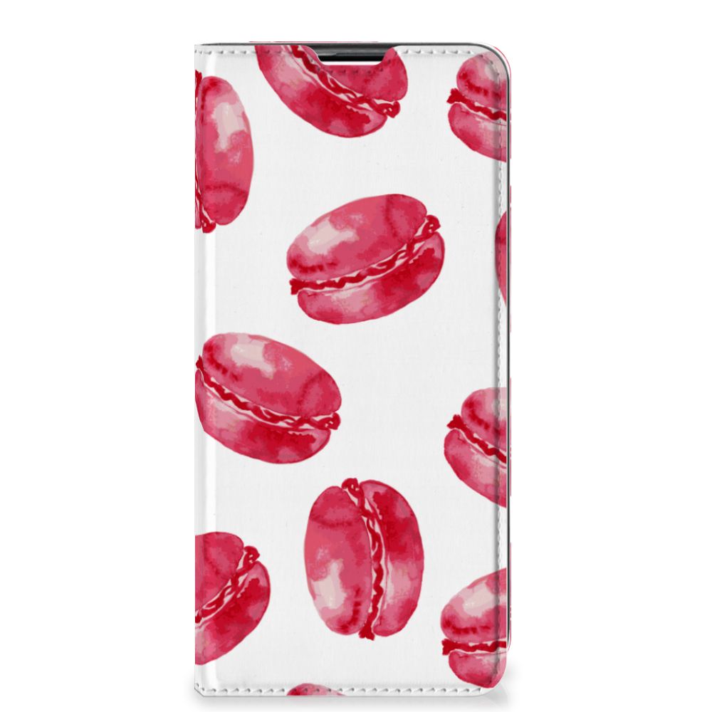 Samsung Galaxy Note 10 Lite Flip Style Cover Pink Macarons