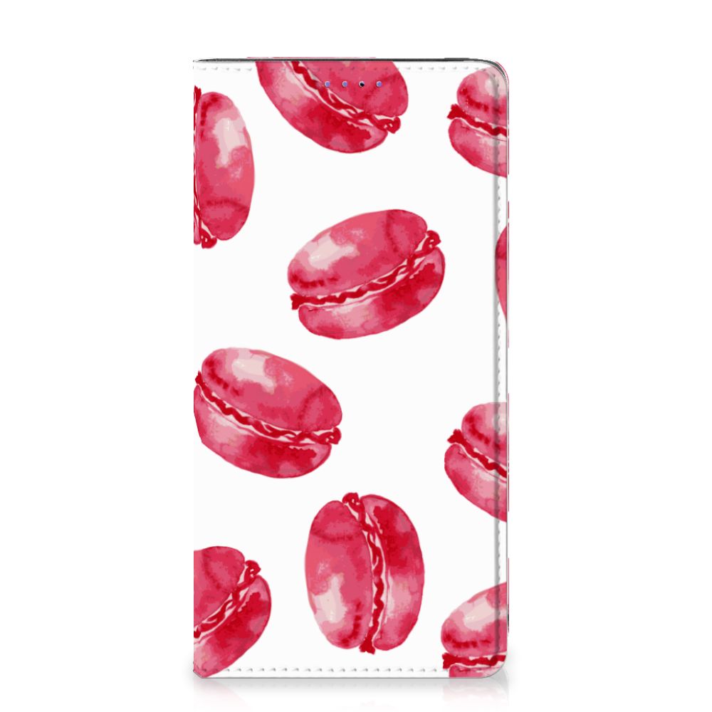 Samsung Galaxy A51 Flip Style Cover Pink Macarons