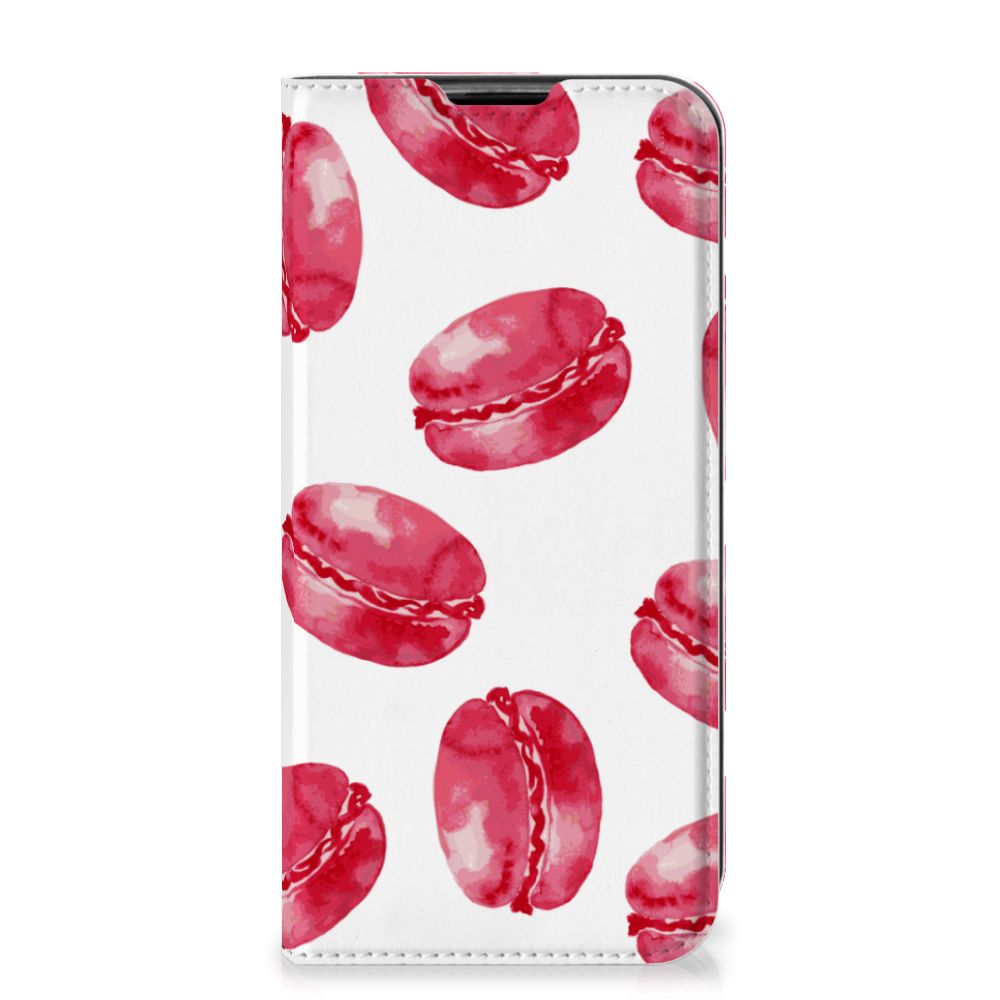 Huawei P40 Lite Flip Style Cover Pink Macarons