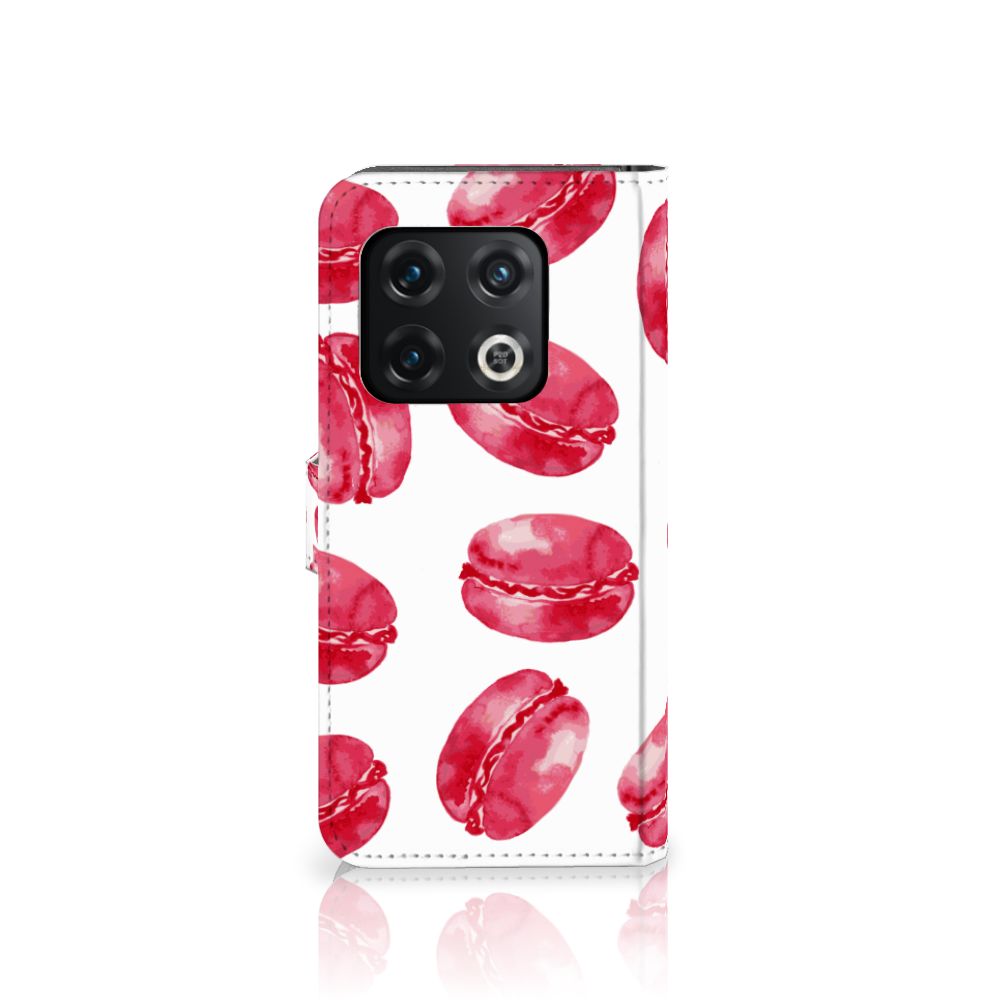 OnePlus 10 Pro Book Cover Pink Macarons