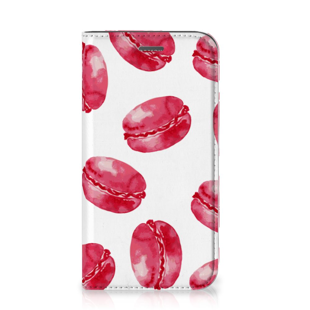 Samsung Galaxy Xcover 4s Flip Style Cover Pink Macarons