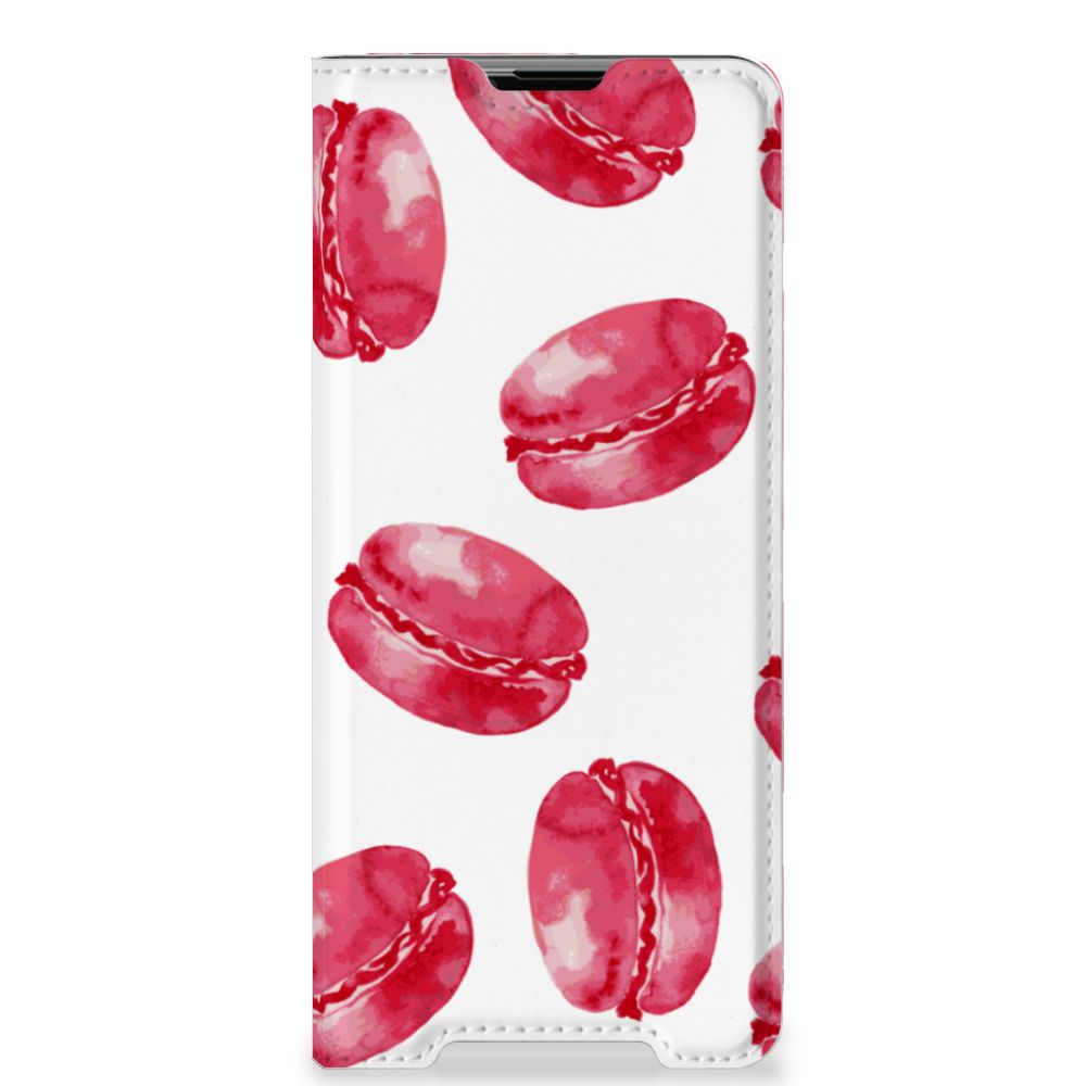 Sony Xperia 5 III Flip Style Cover Pink Macarons