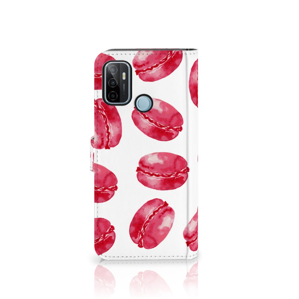 OPPO A53 | OPPO A53s Book Cover Pink Macarons