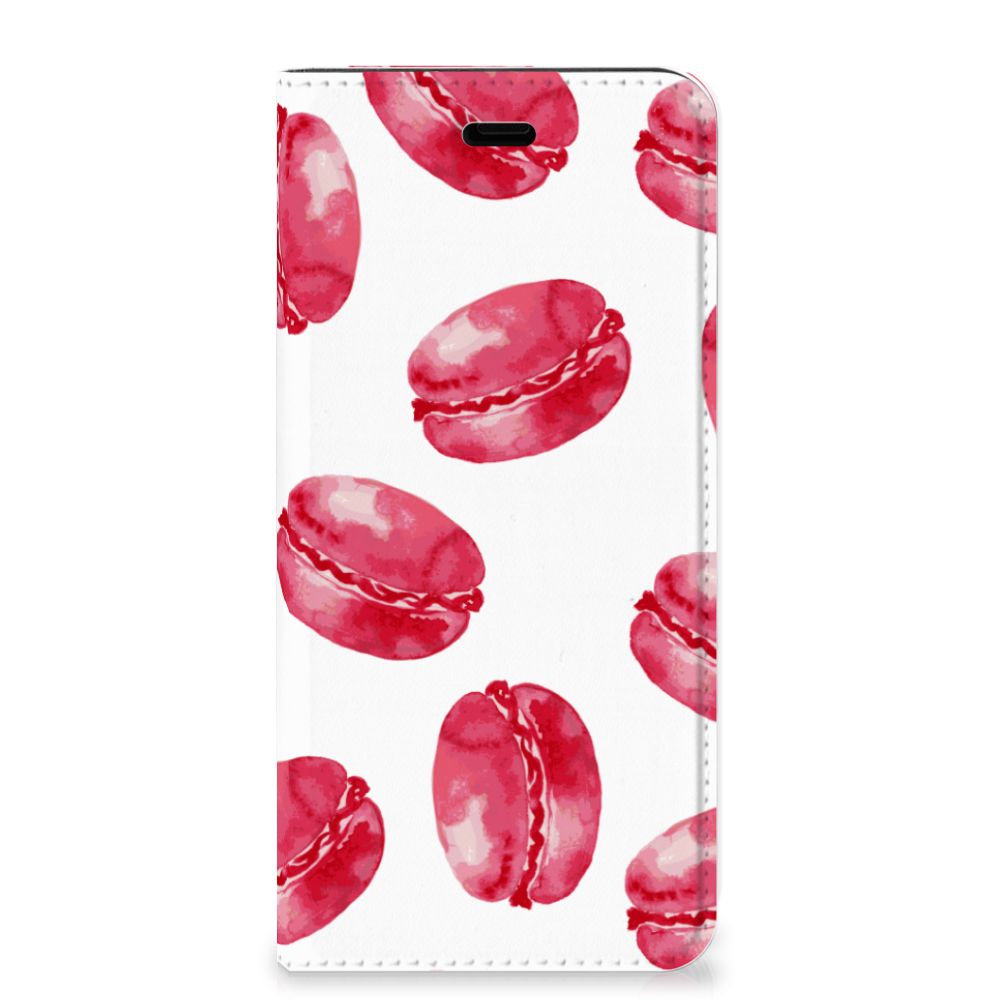 Huawei P10 Flip Style Cover Pink Macarons