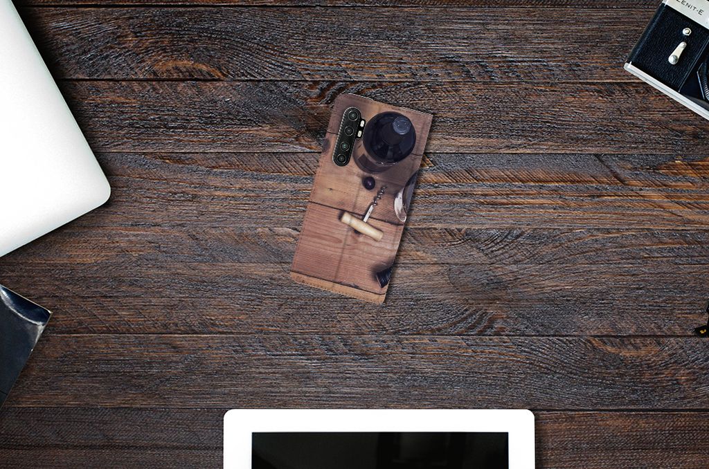 Xiaomi Mi Note 10 Lite Flip Style Cover Wijn