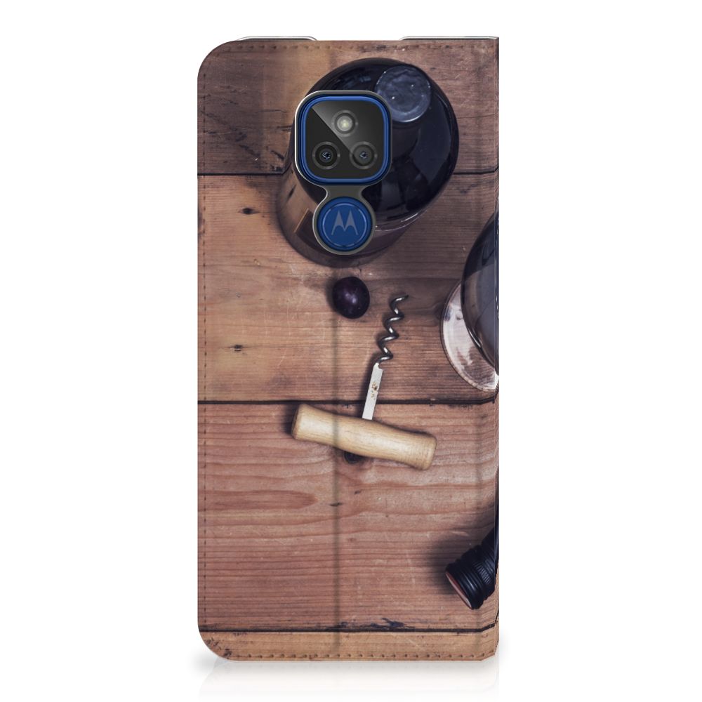 Motorola Moto G9 Play Flip Style Cover Wijn