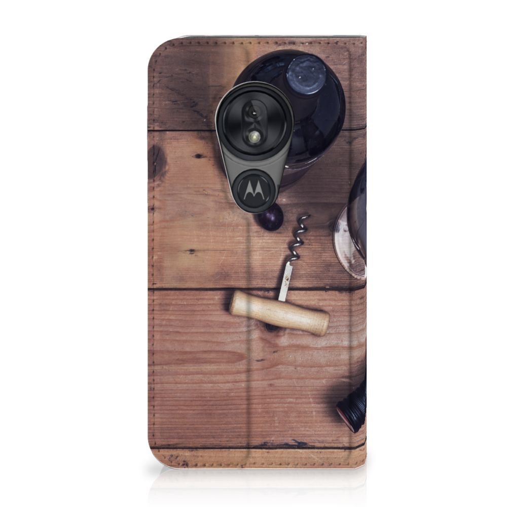 Motorola Moto G7 Play Flip Style Cover Wijn