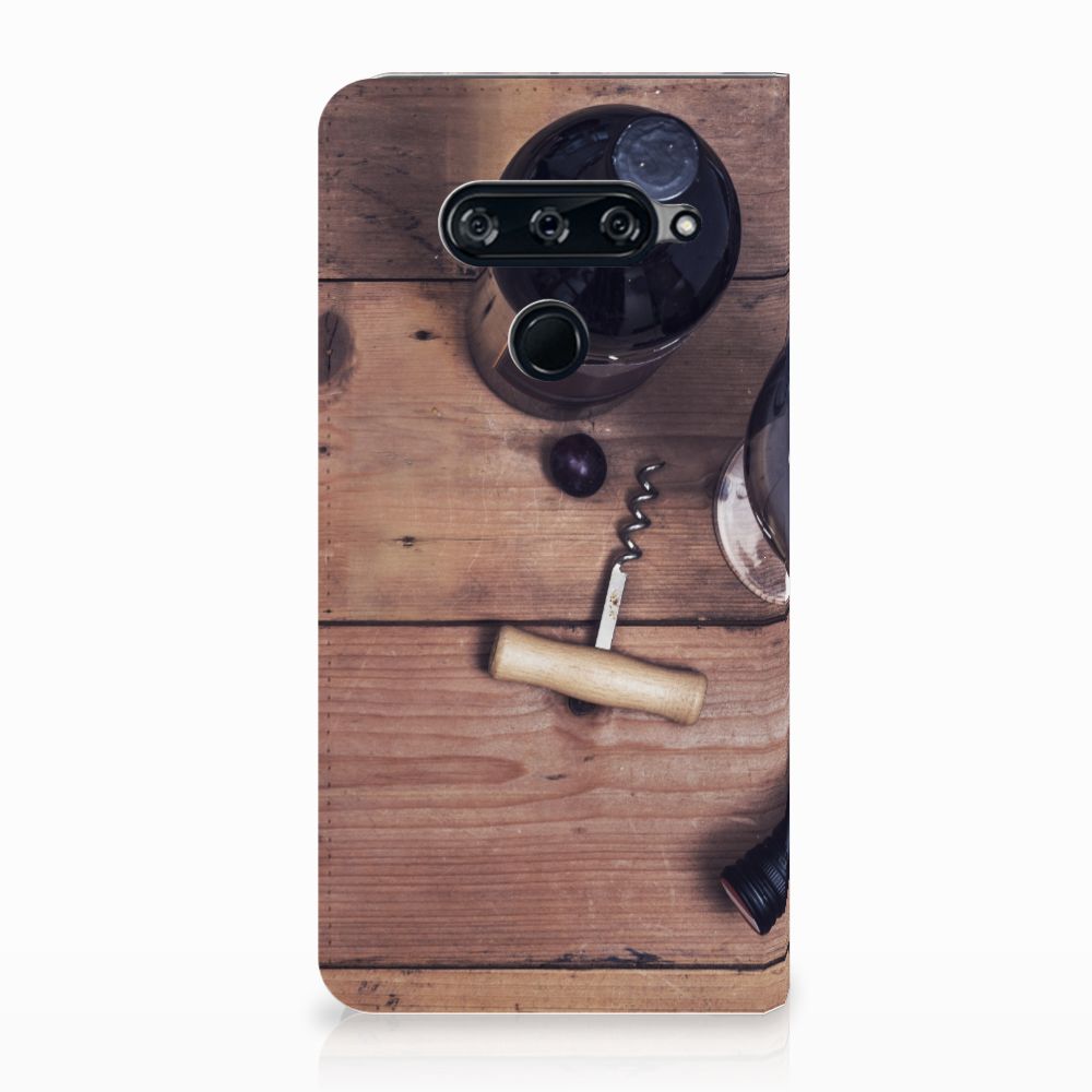 LG V40 Thinq Flip Style Cover Wijn