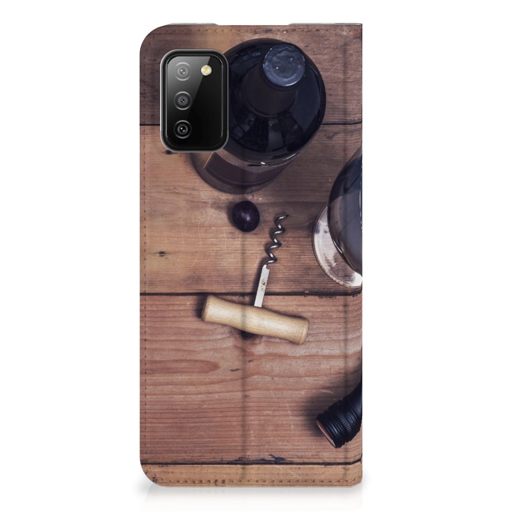 Samsung Galaxy M02s | A02s Flip Style Cover Wijn