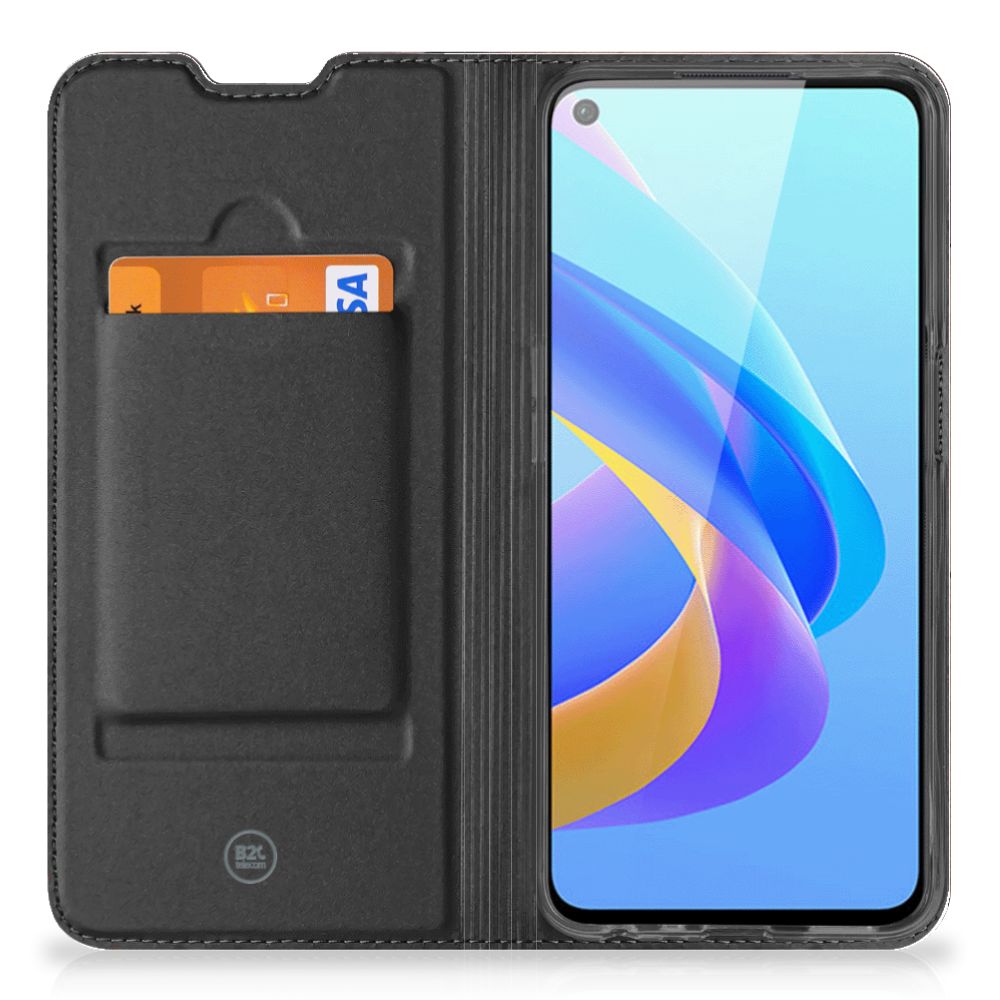 OPPO A96 | A76 Flip Style Cover Wijn