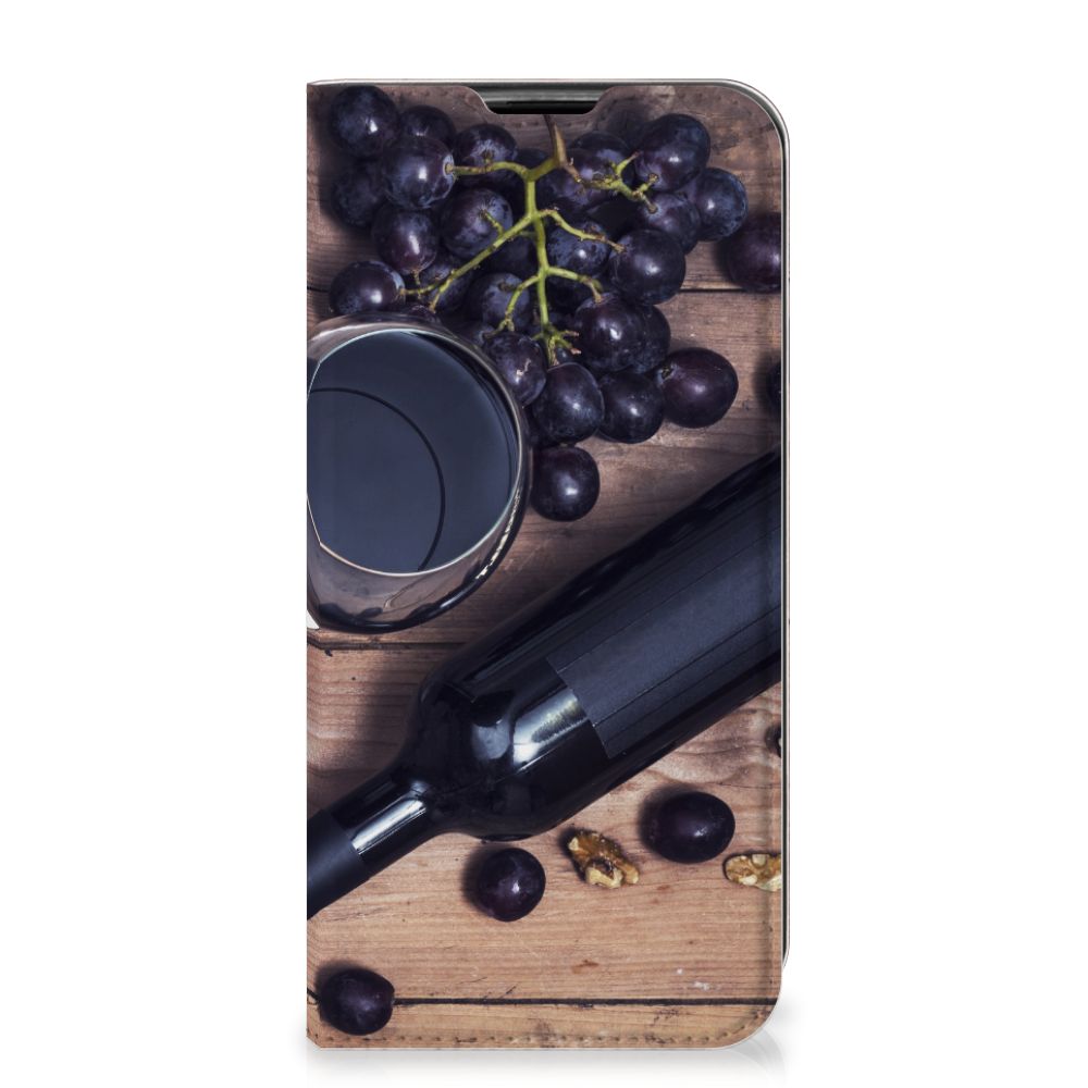 Huawei P40 Lite Flip Style Cover Wijn