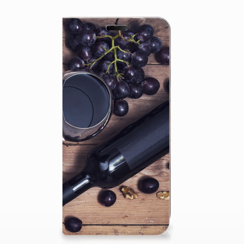 Nokia 7.1 (2018) Flip Style Cover Wijn