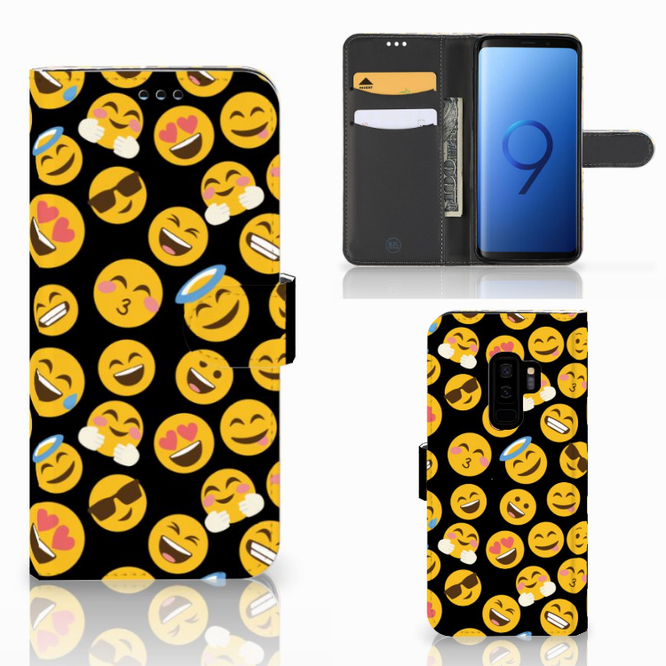 Samsung Galaxy S9 Plus Boekhoesje Design Emoji
