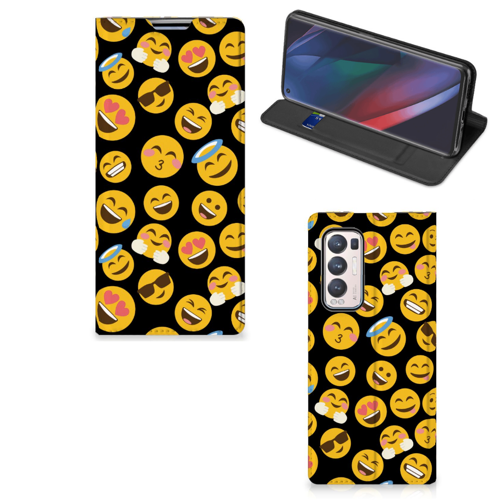 OPPO Find X3 Neo Hoesje met Magneet Emoji