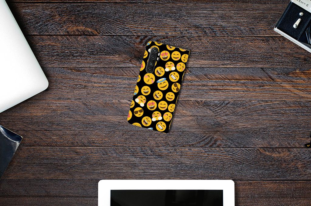 Xiaomi Mi Note 10 Lite Hoesje met Magneet Emoji