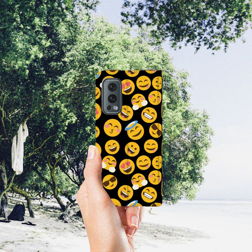 OnePlus Nord 2 5G Hoesje met Magneet Emoji