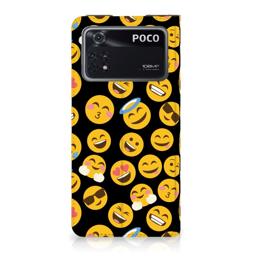 Poco X4 Pro 5G Hoesje met Magneet Emoji