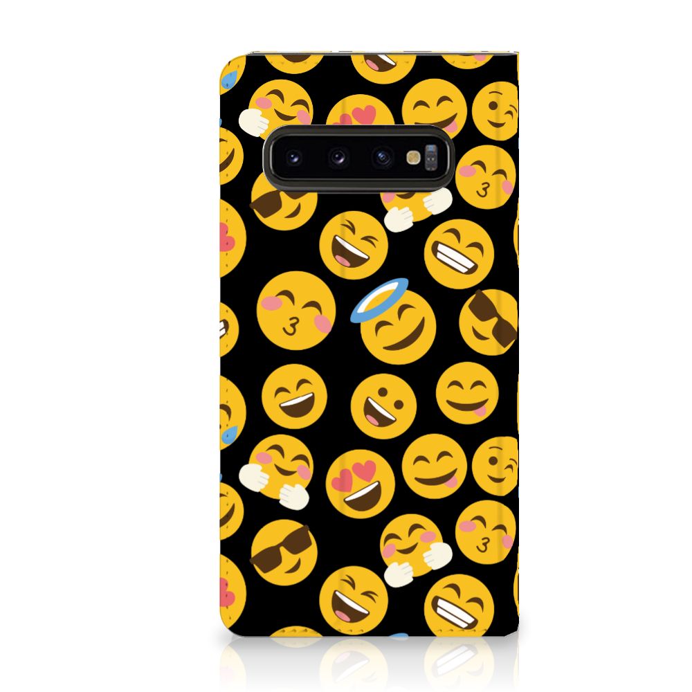 Samsung Galaxy S10 Hoesje met Magneet Emoji