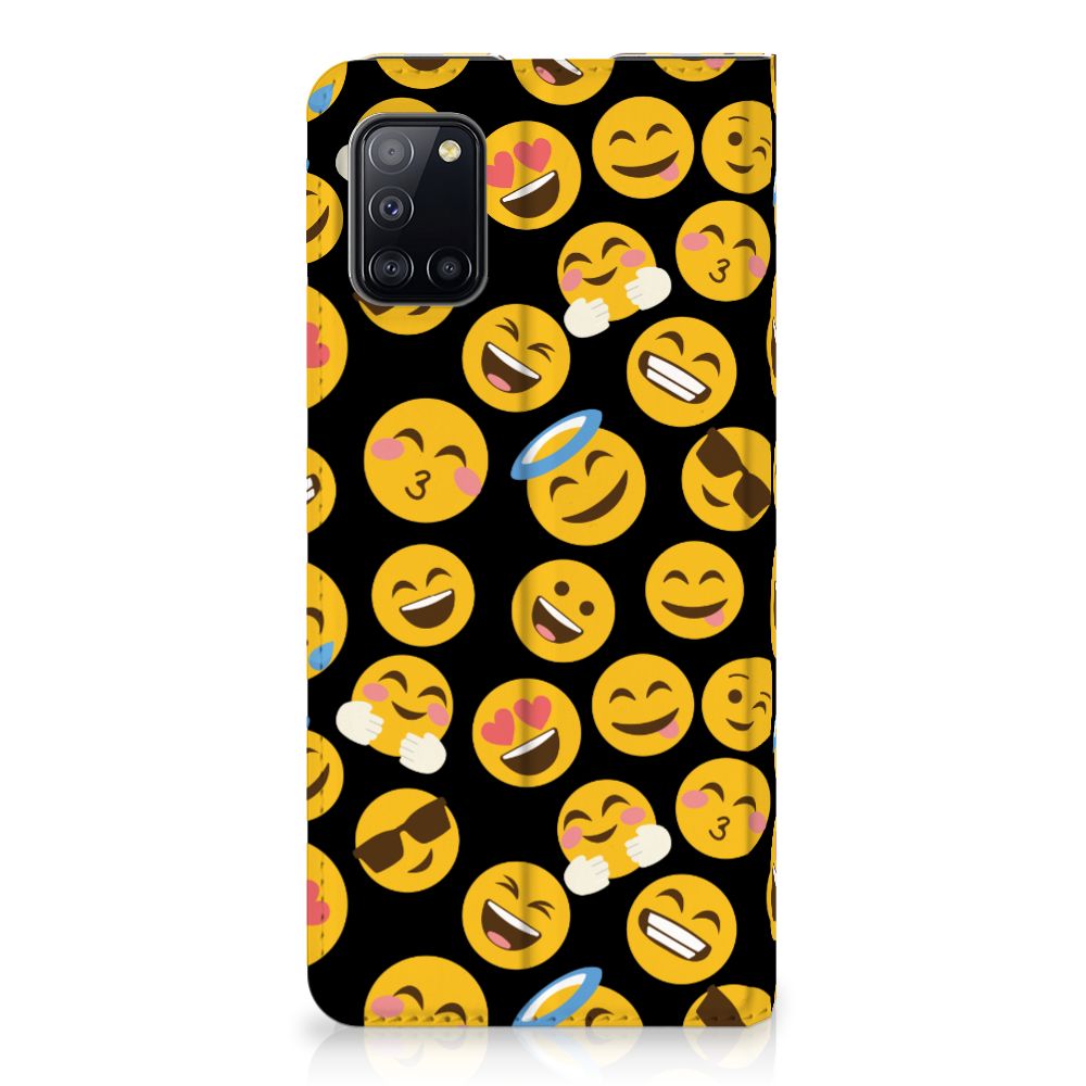 Samsung Galaxy A31 Hoesje met Magneet Emoji