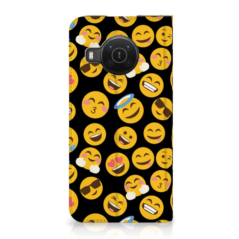 Nokia X20 | X10 Hoesje met Magneet Emoji