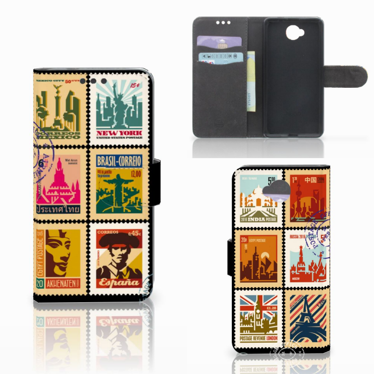 Microsoft Lumia 650 Uniek Boekhoesje Postzegels