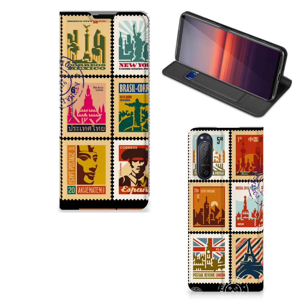 Sony Xperia 5 II Book Cover Postzegels