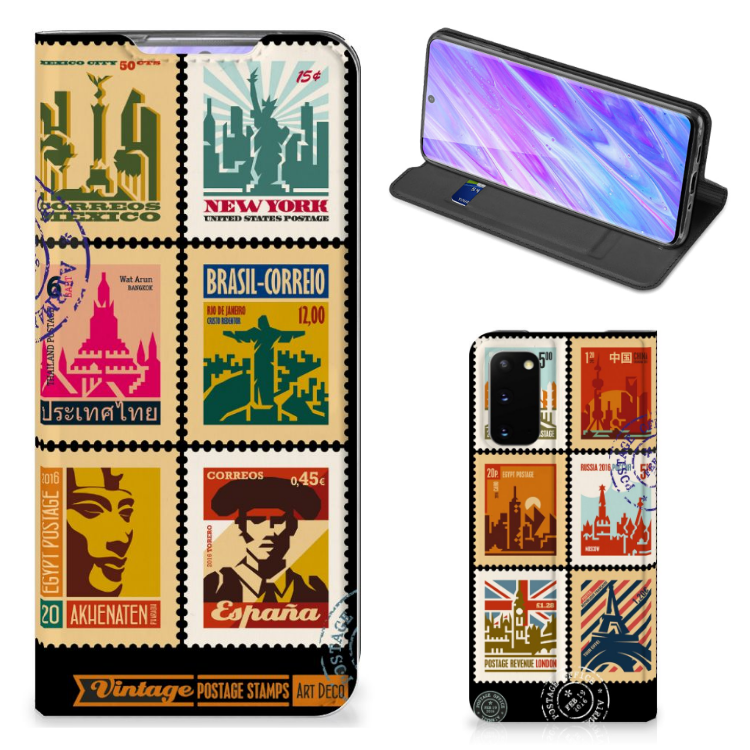 Samsung Galaxy S20 Book Cover Postzegels