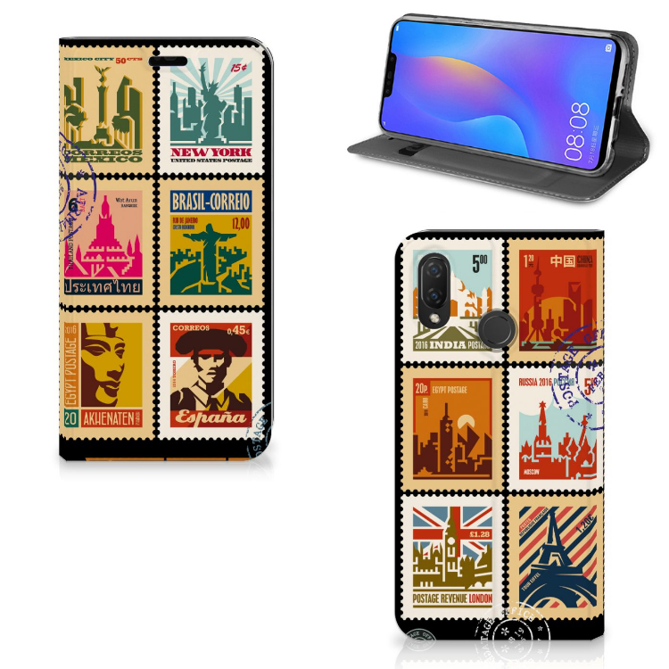 Huawei P Smart Plus Book Cover Postzegels