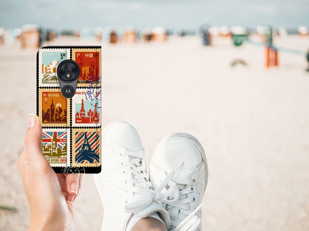 Motorola Moto G7 Play Book Cover Postzegels