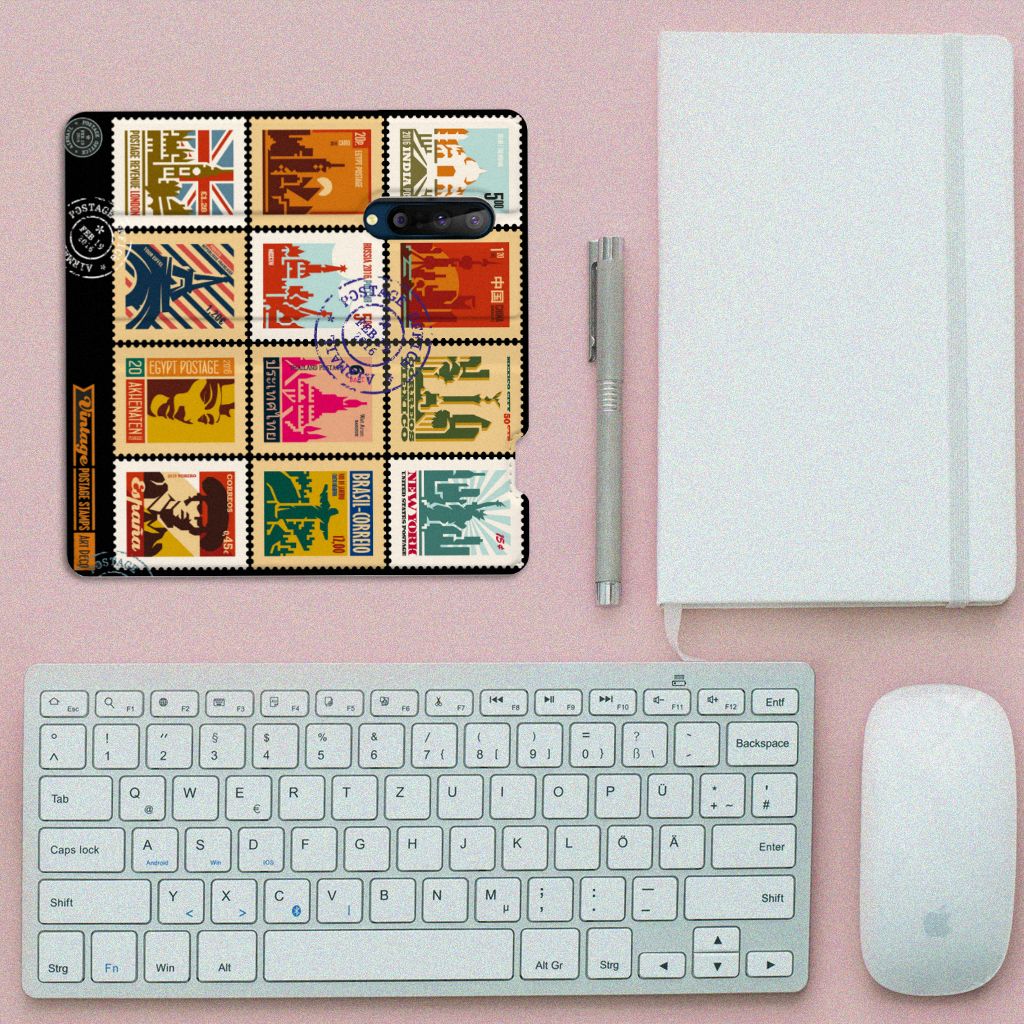 OnePlus 8 Book Cover Postzegels