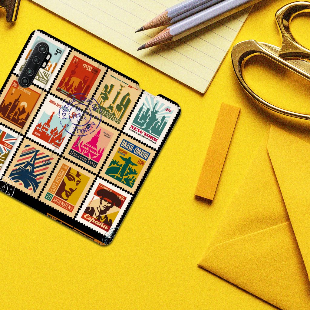 Xiaomi Mi Note 10 Lite Book Cover Postzegels