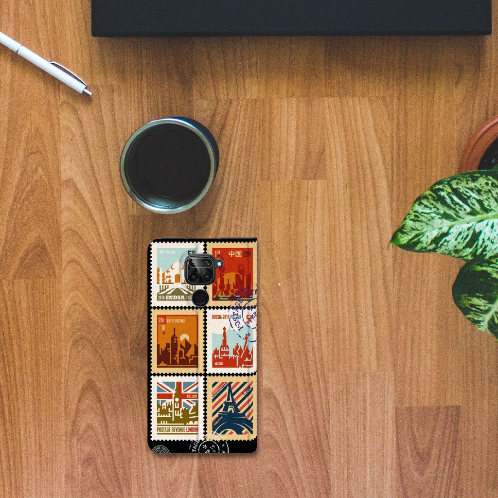 Xiaomi Redmi Note 9 Book Cover Postzegels
