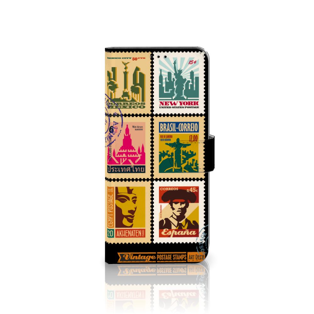 Motorola Edge 20 Pro Flip Cover Postzegels