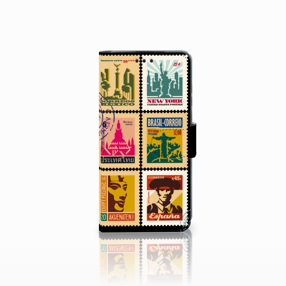 Huawei P30 Flip Cover Postzegels