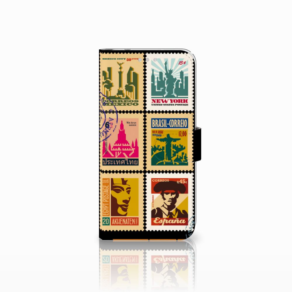 Huawei P20 Pro Flip Cover Postzegels